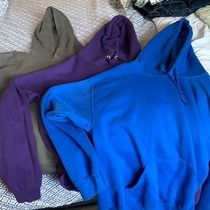 Plain hoodies